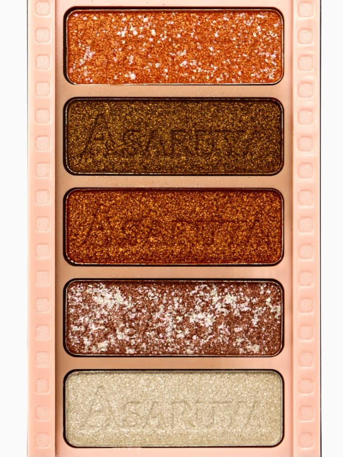 Палетка теней для век с шиммером, микс