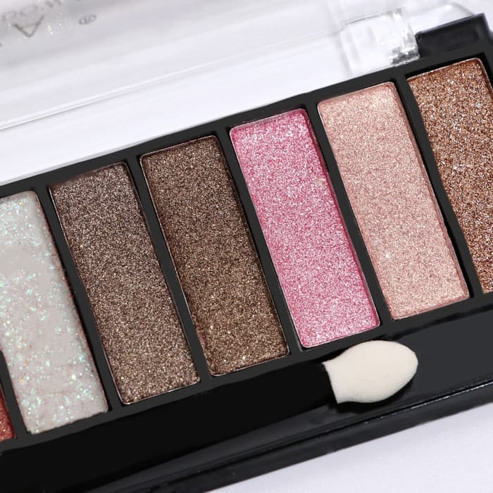 Палетка теней для век с шиммером, микс