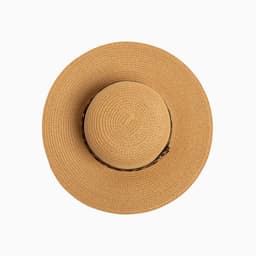 Шляпа женская с леопардовым ремешком MINAKU, коричневая, размер 58