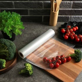 Набор пакетов для вакууматора Luazon, в рулоне 25×500 см, 190 мкм, рулон, прозрачные