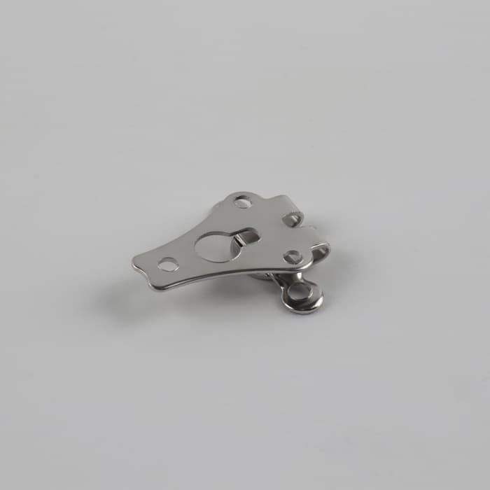 Крючки пришивные для брюк, железо, 2×1.5 см, 2 шт., цвет серебряный