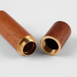 Игольница-туба, 8.5×1.7×1.7 см, коричневая