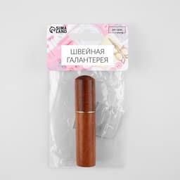 Игольница-туба, 8.5×1.7×1.7 см, коричневая