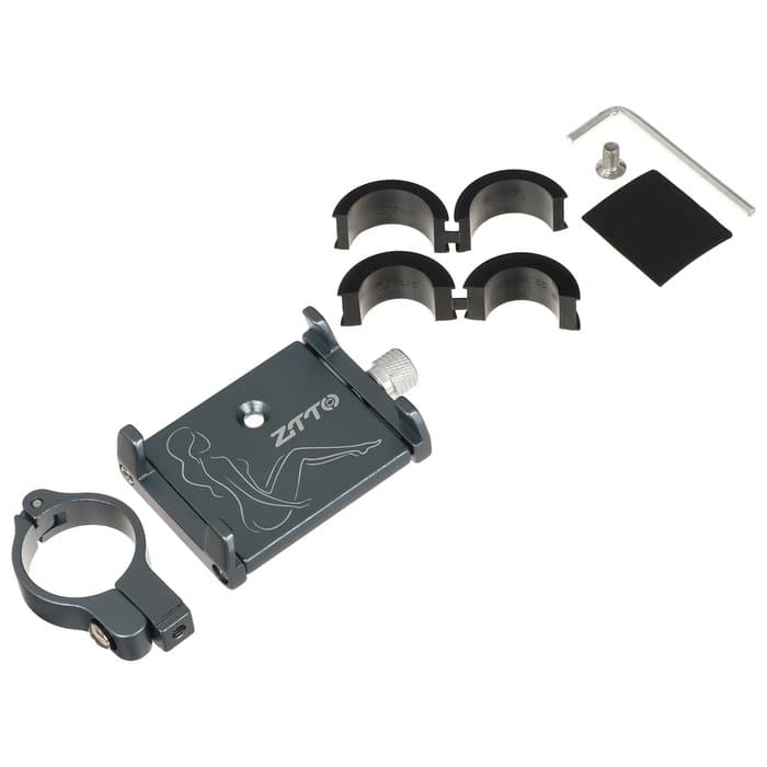 Держатель телефона, алюминий, серый