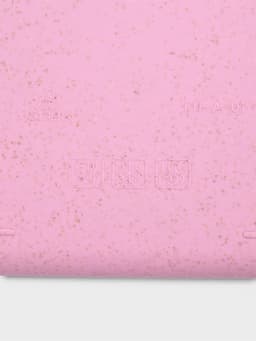 Ланч-бокс в школу, 800 мл, 3 ячейки, с приборами, 12×7.6×20 см, пшеничная солома, розовый
