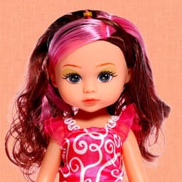 Кукла ростовая «Виктория» в платье, звуковые эффекты, МИКС