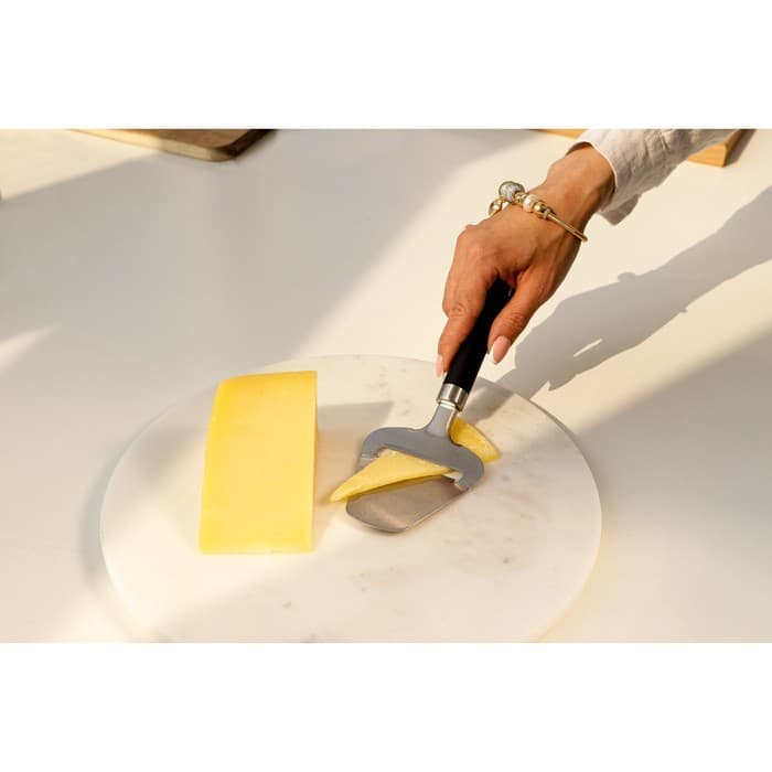 Нож для сыра Доляна Venus, 23×8 см, нержавеющая сталь, чёрный