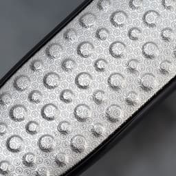 Пилка для пяток, трапеция, лазерная, двусторонняя, 24.5 см, чёрная