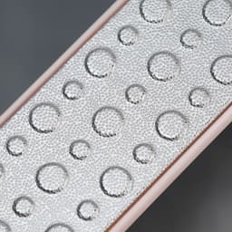 Пилка для пяток, овальная, лазерная, двусторонняя, 23 см, розовая