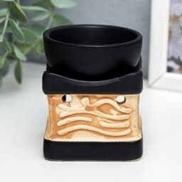 Аромалампа для эфирных масел «Наскальная живопись», керамика, 6.5×6.5×7.7 см, МИКС