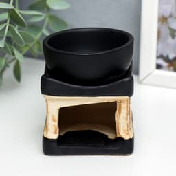 Аромалампа для эфирных масел «Наскальная живопись», керамика, 6.5×6.5×7.7 см, МИКС