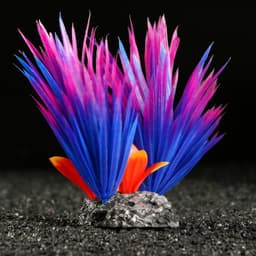 Растение для аквариума и террариума, 18×10×11.5 см, красно-фиолетовый