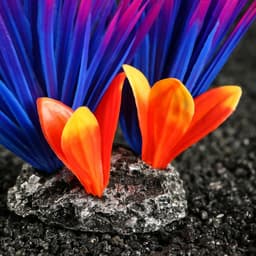 Растение для аквариума и террариума, 18×10×11.5 см, красно-фиолетовый