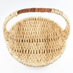 Корзина плетёная для хранения Neith, бамбуковая, бежевая, набор 3 шт.