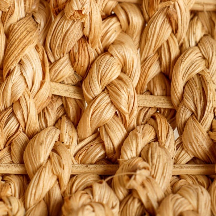 Корзина плетёная для хранения Neith, бамбуковая, бежевая, набор 3 шт.