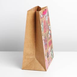 Пакет подарочный крафтовый, упаковка, «HB», ML 23×27×11.5 см