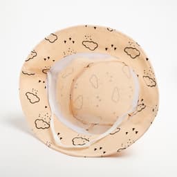 Панама детская MINAKU «Облака», размер 46, бежевая