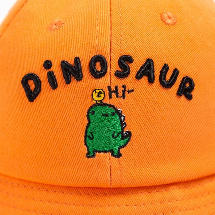 Панама для мальчика MINAKU: Dinosaur, размер 48, оранжевая