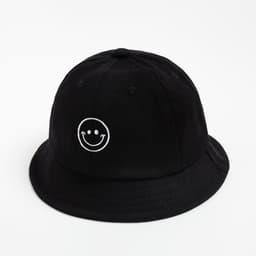 Панама детская MINAKU «Смайл», размер 48, чёрная