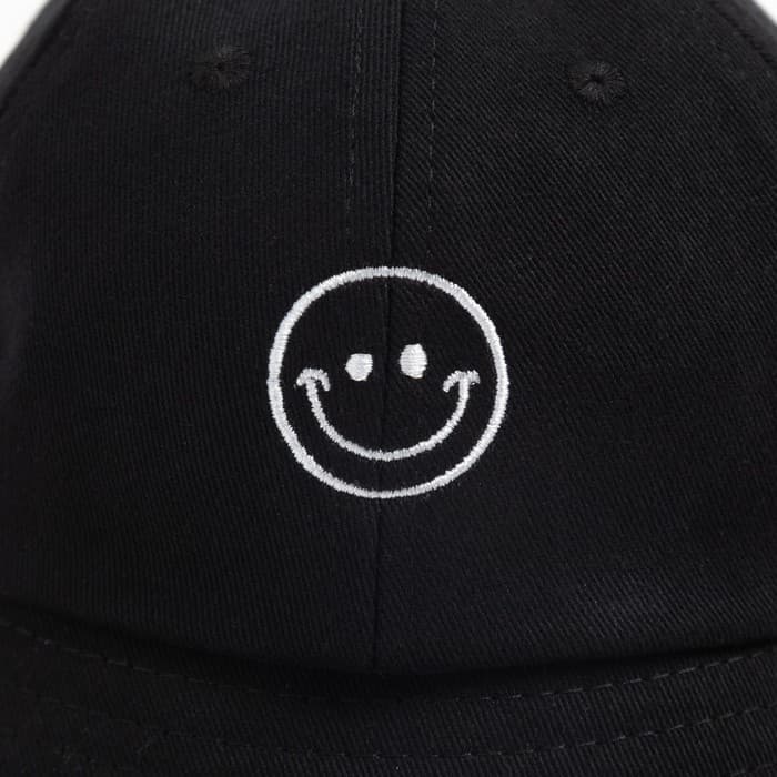 Панама детская MINAKU «Смайл», размер 48, чёрная