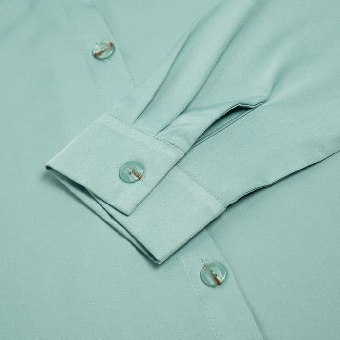 Платье миди женское MINAKU: Casual collection, зелёное, размер 46