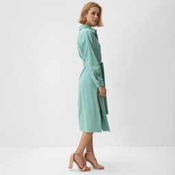 Платье миди женское MINAKU: Casual collection, зелёное, размер 50