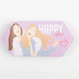 Полотенце махровое «Этель» Happy together, 30×30 см, 100% хлопок, сиреневое