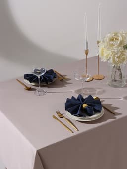 Набор салфеток с декоративными кольцами «Этель» Grey pleasure, 40×40 см - 2 шт., 100% хлопок, саржа 190 г/м²