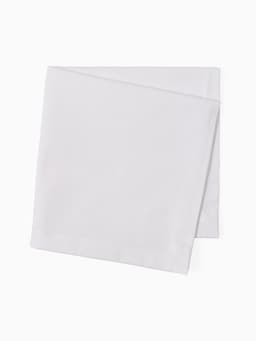 Салфетки сервировочные на стол «Этель» White pleasure, 40×40 см, набор 4 шт., с декоративными кольцами, белые