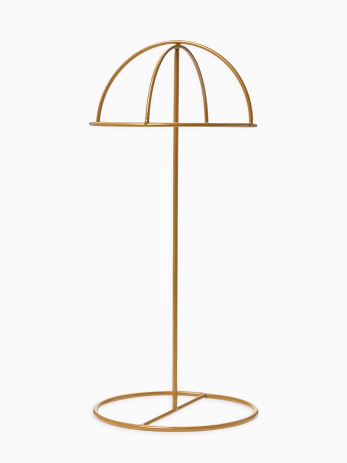 Подставка для шапок декоративная, 16×16×36 см, цвет золото