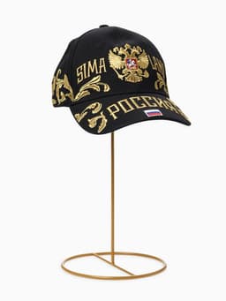 Подставка для шапок декоративная, 16×16×36 см, цвет золото