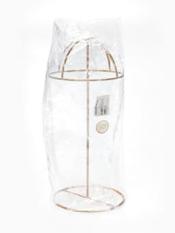 Подставка для шапок декоративная, 16×16×36 см, цвет золото