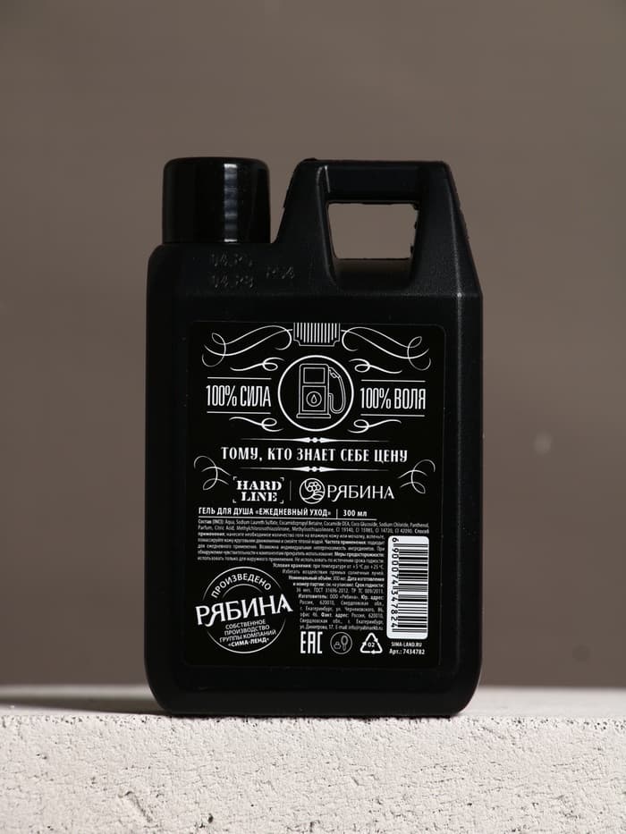Гель для душа «Крутой мужик», 300 мл, аромат древесный, HARD LINE