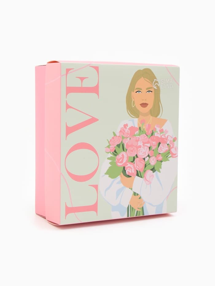 Набор подарочный KAFTAN Love, термос, носки 3 пары, размер 36-39 (23-25 см), открытка