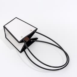 Сумка для цветов Белая влагостойкая, 12×12 - 8×8 - 12.5 см