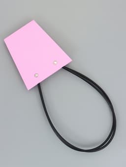 Сумка для цветов розовая влагостойкая, 12×12 - 8×8 - 12.5 см