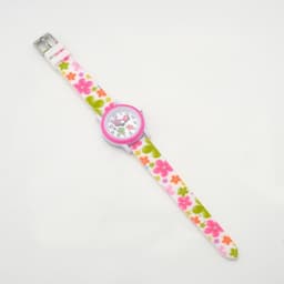 Часы наручные детские «Цветы», кварцевые, ремешок силикон, разноцветные
