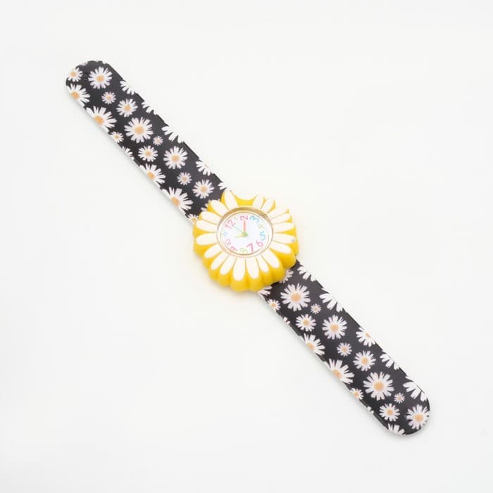 Часы наручные детские «Ромашка», кварцевые, ремешок силикон, от батареек LR41 (AG3)
