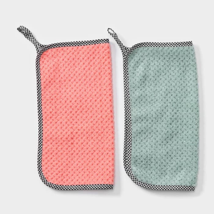 Салфетка для уборки Доляна «Уют», микрофибра, 25×25 см, МИКС