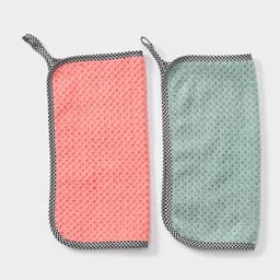 Салфетка для уборки Доляна «Уют», микрофибра, 25×25 см, МИКС