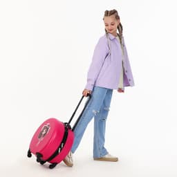 Чемодан детский 33 л (S), отдел на молнии, фуксия