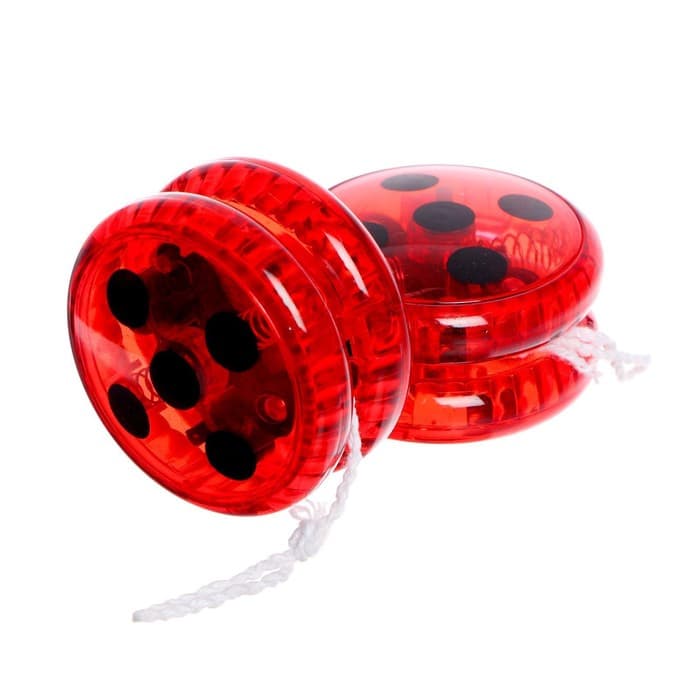 Йо-йо Funny toys «Божья коровка», световой, в шоубоксе
