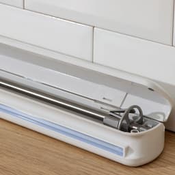 Диспенсер для пищевой плёнки Доляна, 37.3×6.5×5.3 см, пластик, белый