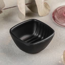 Соусник «Чёрный Восток», 70 мл, 6.6×3.4 см, пластик, чёрный