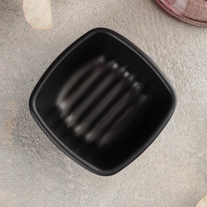 Соусник «Чёрный Восток», 70 мл, 6.6×3.4 см, пластик, чёрный