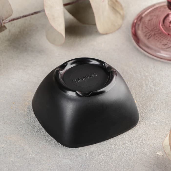 Соусник «Чёрный Восток», 70 мл, 6.6×3.4 см, пластик, чёрный