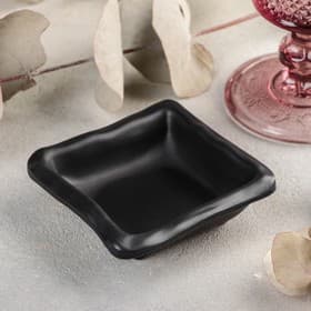 Соусник «Чёрный Восток», 80 мл, 9×2.6 см, пластик, чёрный