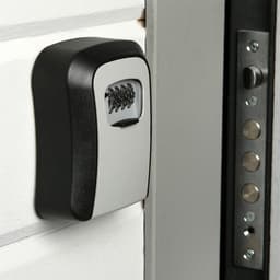 Сейф-ключница кодовая ТУНДРА, металл, пластик, серый