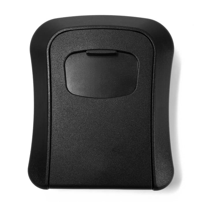 Сейф-ключница кодовая, металл, пластик, черный