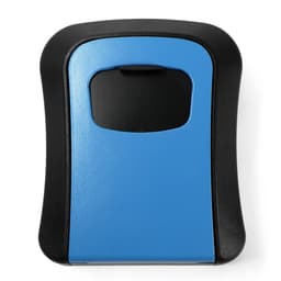 Ключница с кодовым замком, размер 12×9.6×4 см, синяя